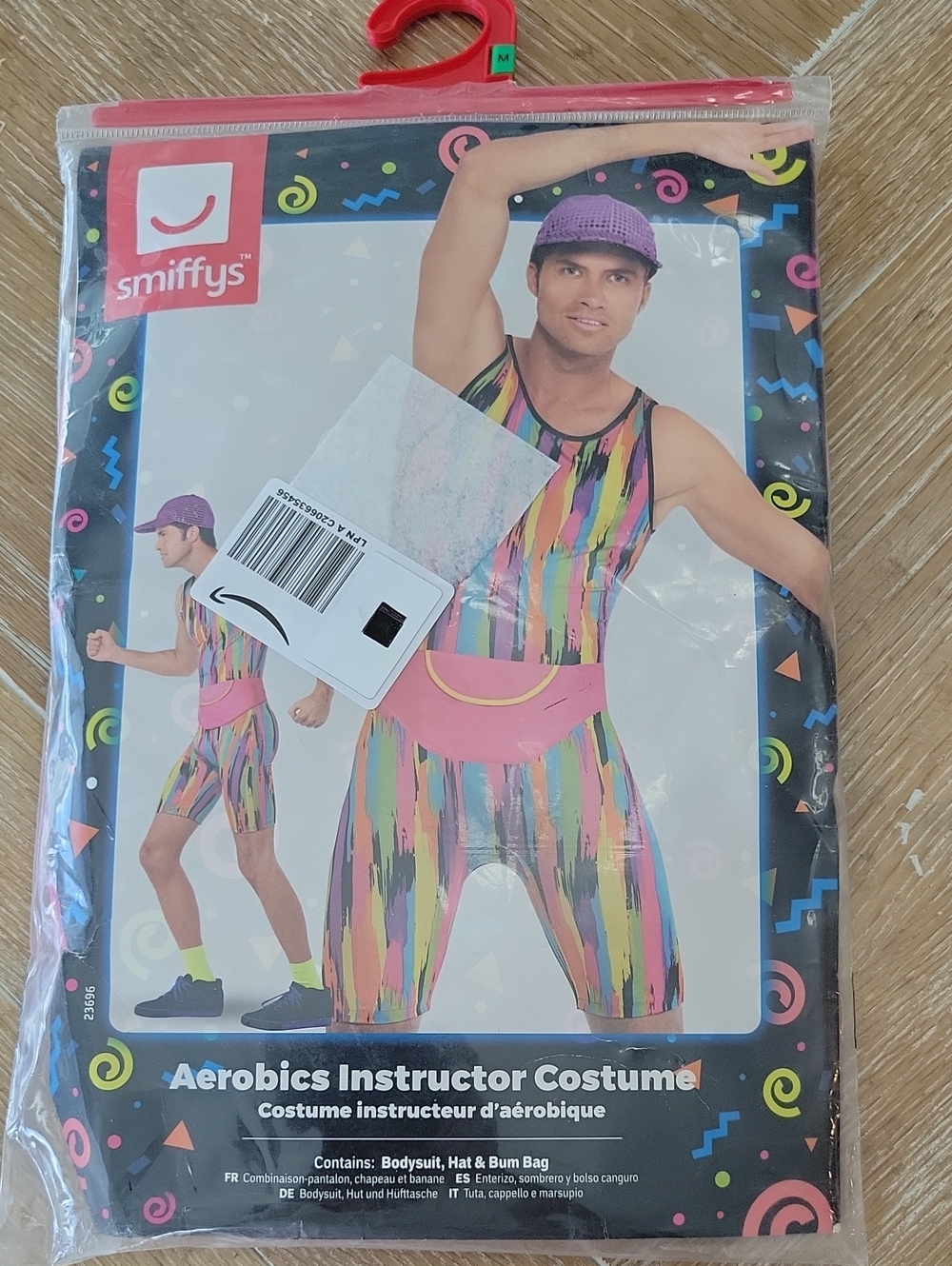Smiffys Aerobic Instructor Costume Men's Medium New In Package